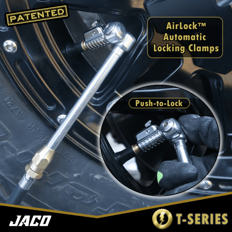 Lightning™ T-Series Tire Air Chuck | Open Flow, 1/4" F-NPT - Magnadyne
