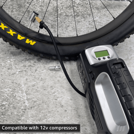 Lightning™ XP Locking Presta Air Chuck for Bike Tires - 1/4" F-NPT (Presta Valves) - Magnadyne