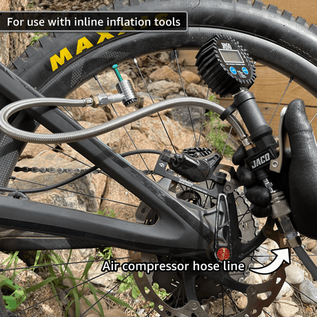 Lightning™ XP Locking Presta Air Chuck for Bike Tires - 1/4" F-NPT (Presta Valves) - Magnadyne