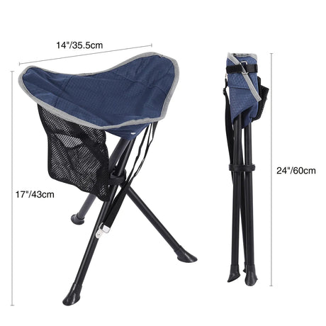 Lightweight 3 Legged Tripod Camp Stool - Magnadyne