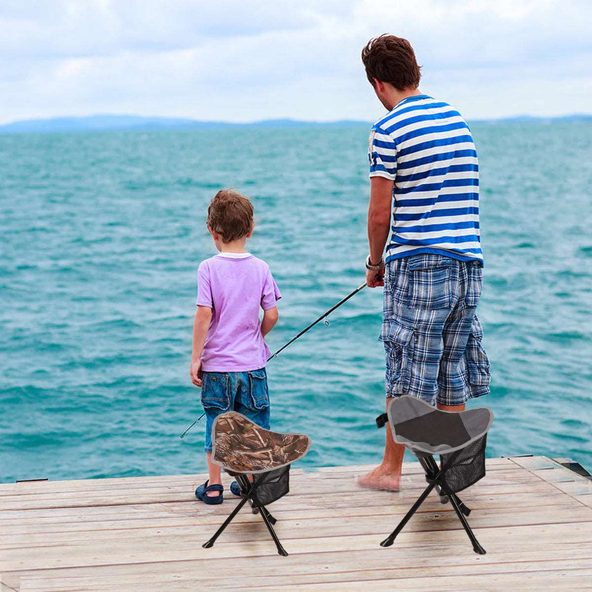 Lightweight 3 Legged Tripod Camp Stool - Magnadyne