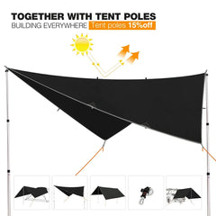 Lightweight Camping Tarp,Waterproof Tarp Shelter - Magnadyne