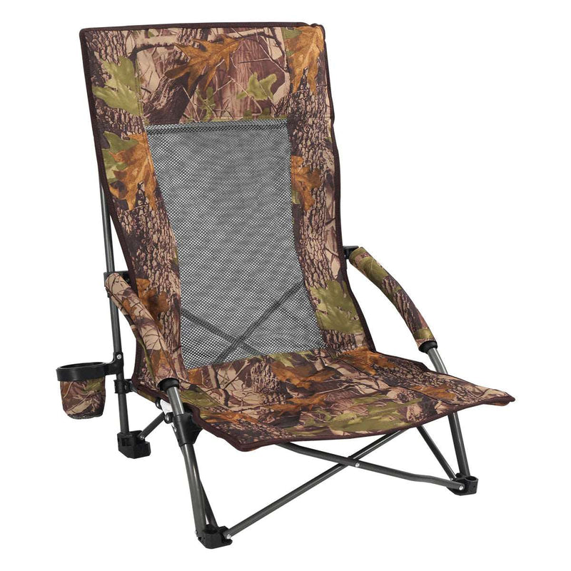 Low Seat Beach Chair with High Mesh Back - Magnadyne