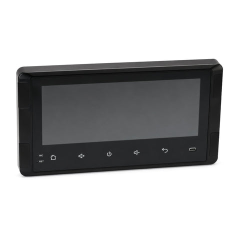 Magnadyne 10.25" Touch Screen AM/FM/BT w/ Android Auto, CarPlay Single-Din Multimedia Receiver - Magnadyne