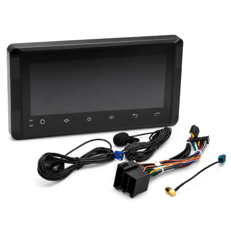 Magnadyne 10.25" Touch Screen AM/FM/BT w/ Android Auto, CarPlay Single-Din Multimedia Receiver - Magnadyne