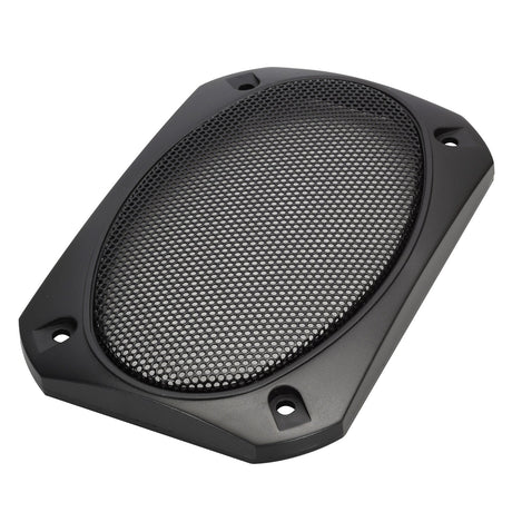 Magnadyne G46WI - PR | 4" x 6" Satin Finish Speaker Grills | Black Metal Mesh - Pair - Magnadyne