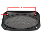 Magnadyne G46WI - PR | 4" x 6" Satin Finish Speaker Grills | Black Metal Mesh - Pair - Magnadyne