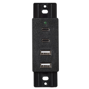 Magnadyne WC - USBAC - B | Wall Mount Dual USB A & C Charger | 4 Ports - Magnadyne