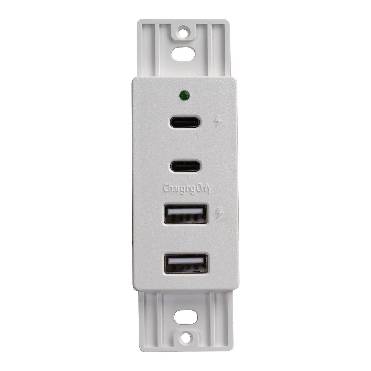 Magnadyne WCP - USBAC - B | Wall Mount Dual USB A & C Charger | 4 Ports & Wall Plate - Magnadyne