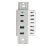 Magnadyne WCP - USBAC - B | Wall Mount Dual USB A & C Charger | 4 Ports & Wall Plate - Magnadyne