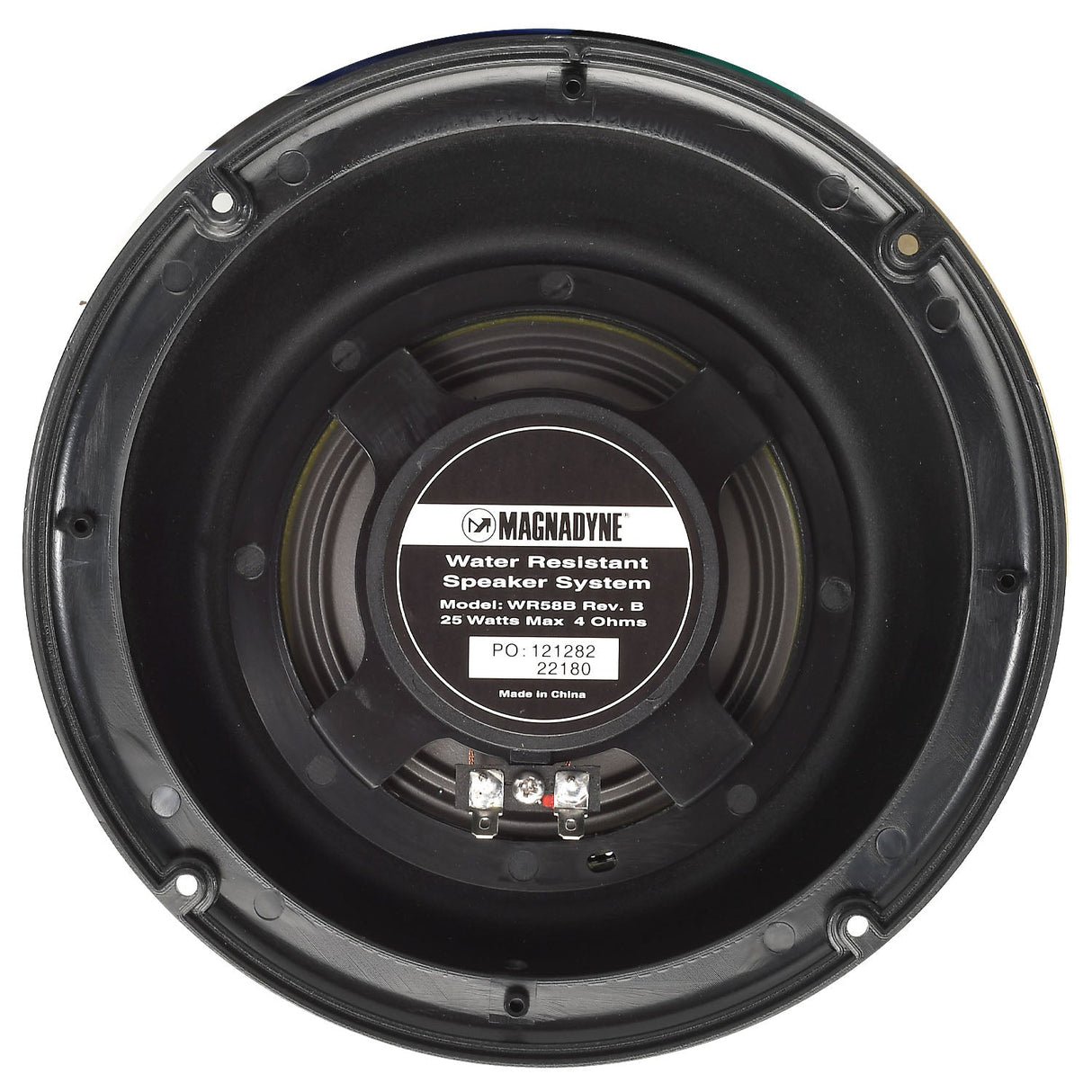 Magnadyne WR58B - PAIR | Outdoor Wedge Speakers, 5 Inch, Water Resistant, 25 Watts, Black | Sold As A Pair - Magnadyne