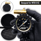 MBX-60 Presta Tire Pressure Gauge for Bikes (Max 60 PSI) | MTB & XC Series - Magnadyne