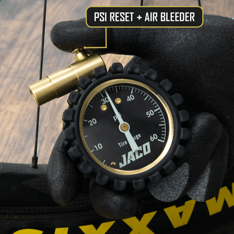 MBX-60 Presta Tire Pressure Gauge for Bikes (Max 60 PSI) | MTB & XC Series - Magnadyne