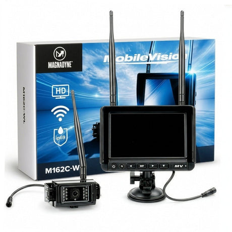MobileVision AHD 1080p Wireless 4-Camera Input 7" Monitoring System - One Camera - Magnadyne