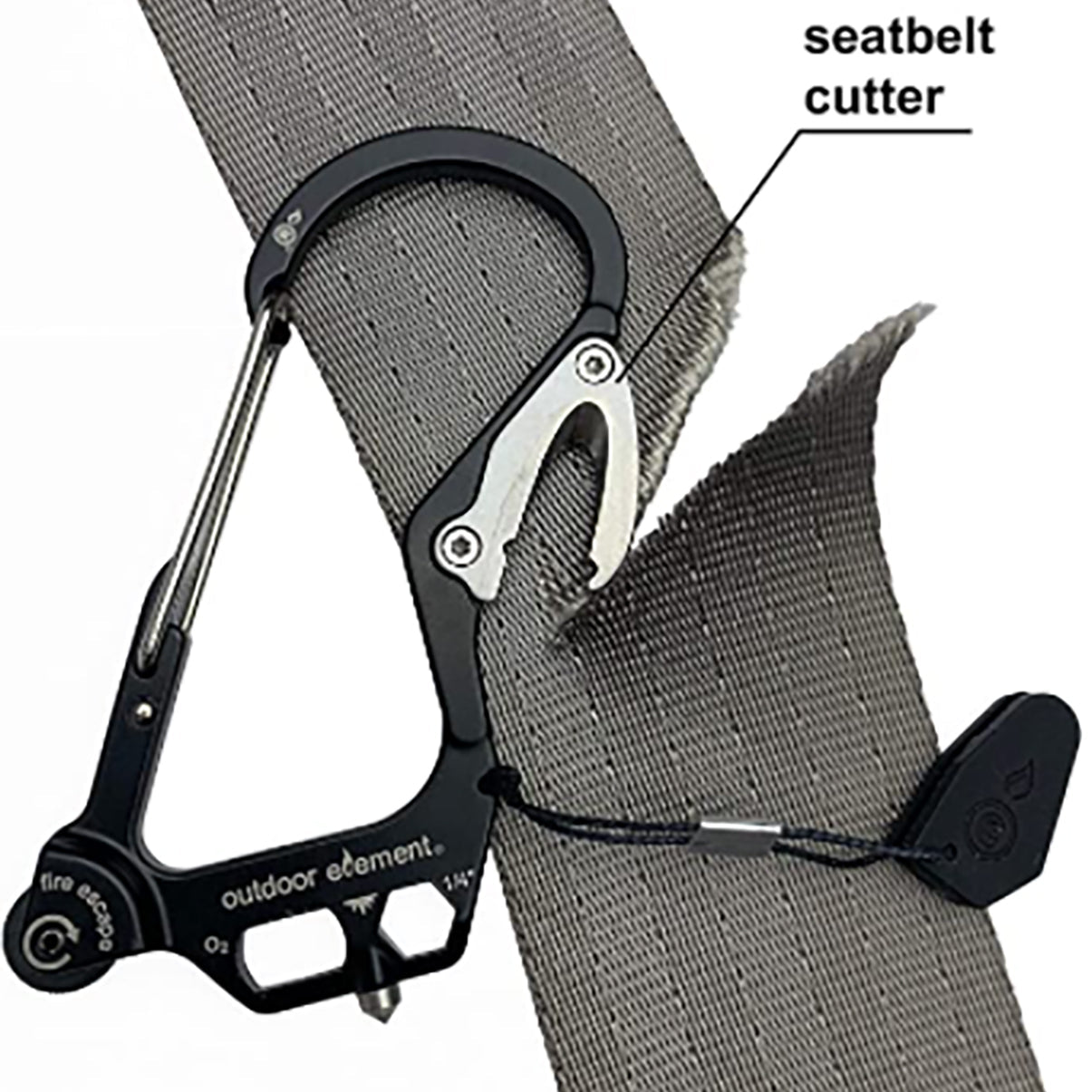 Outdoor Element Fire Escape Multitool Carabiner - Magnadyne