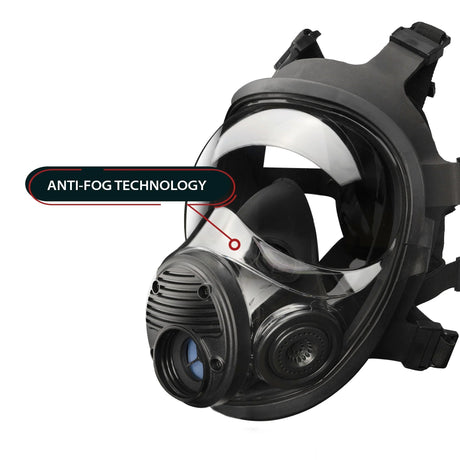 Parcil Safety NB-100V Tactical Gas Mask with Voice Amplifier - Magnadyne