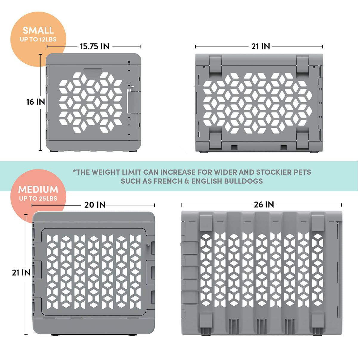PAWD® | Modern Dog & Pet Crate – Collapsible Crate for Dogs - Magnadyne