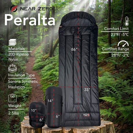 Peralta 25℉ Synthetic Sleeping Bag - Magnadyne