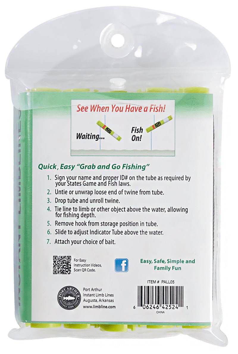 Port Arthur Instant Limb Lines 5-Pack Auto Fishing Device - Magnadyne