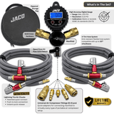 Rapid 4-Tire Inflation/Deflation System with Lightning™ Air Chucks | Multi-Tire Inflator/Deflator 4-Way Hose Kit for Off Road 4x4 - Magnadyne