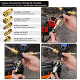 Rapid 4-Tire Inflation/Deflation System with Lightning™ Air Chucks | Multi-Tire Inflator/Deflator 4-Way Hose Kit for Off Road 4x4 - Magnadyne