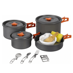 REDCAMP Camping Cookware Mess Kit - Magnadyne