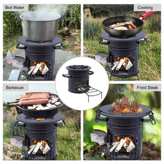 Redcamp Portable Rocket Stove for Camping - Magnadyne