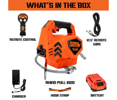 RHINO PULL 1000 Portable Electric Winch - Magnadyne