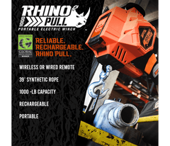 RHINO PULL 1000 Portable Electric Winch - Magnadyne