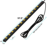 Wide Spaced 12 Outlets Mountable Metal Power Strip Surge Protector, 15FT Power Cord, Mounting Brackets Included