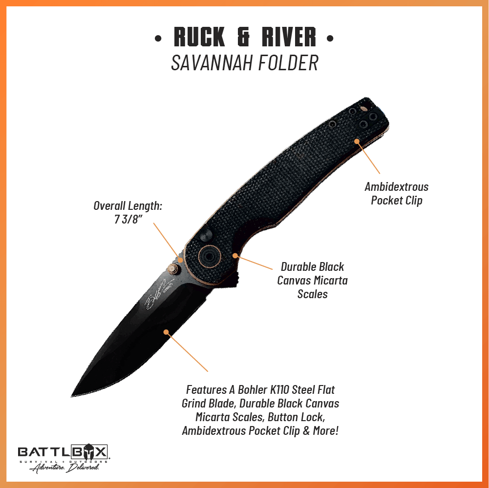 Ruck & River Savannah Folding Knife - Magnadyne