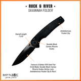 Ruck & River Savannah Folding Knife - Magnadyne