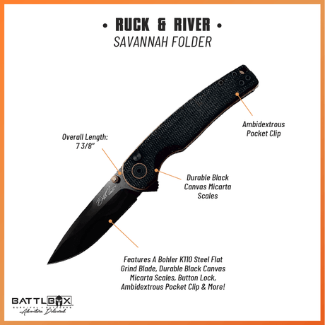 Ruck & River Savannah Folding Knife - Magnadyne