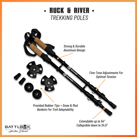 Ruck & River Trekking Poles - Magnadyne