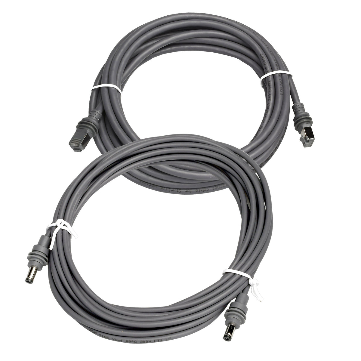 Satellite Antenna 15FT Wi-Fi Repeater/Access Point Router Male-Male Ethernet CAT6A Power Cable - Magnadyne