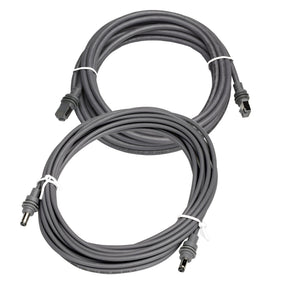 Satellite Antenna 15FT Wi-Fi Repeater/Access Point Router Male-Male Ethernet CAT6A Power Cable - Magnadyne