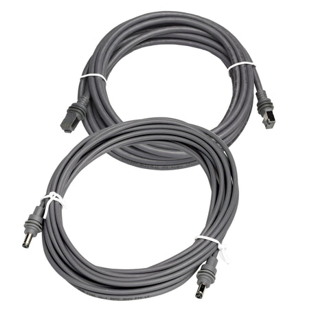 Satellite Antenna 15FT Wi-Fi Repeater/Access Point Router Male-Male Ethernet CAT6A Power Cable - Magnadyne