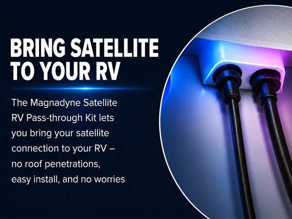 Satellite Pass-Thru Connector Kit - Magnadyne