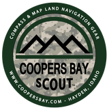 Scout™ Lensatic Compass - Traditional Phosphorescent Military Style - Black - Magnadyne