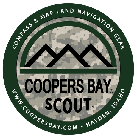 Scout™ Lensatic Compass - Traditional Phosphorescent Military Style with Nylon Carry Pouch - OD Green - Magnadyne