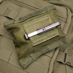 Scout™ Lensatic Compass - Traditional Phosphorescent Military Style with Nylon Carry Pouch - OD Green - Magnadyne