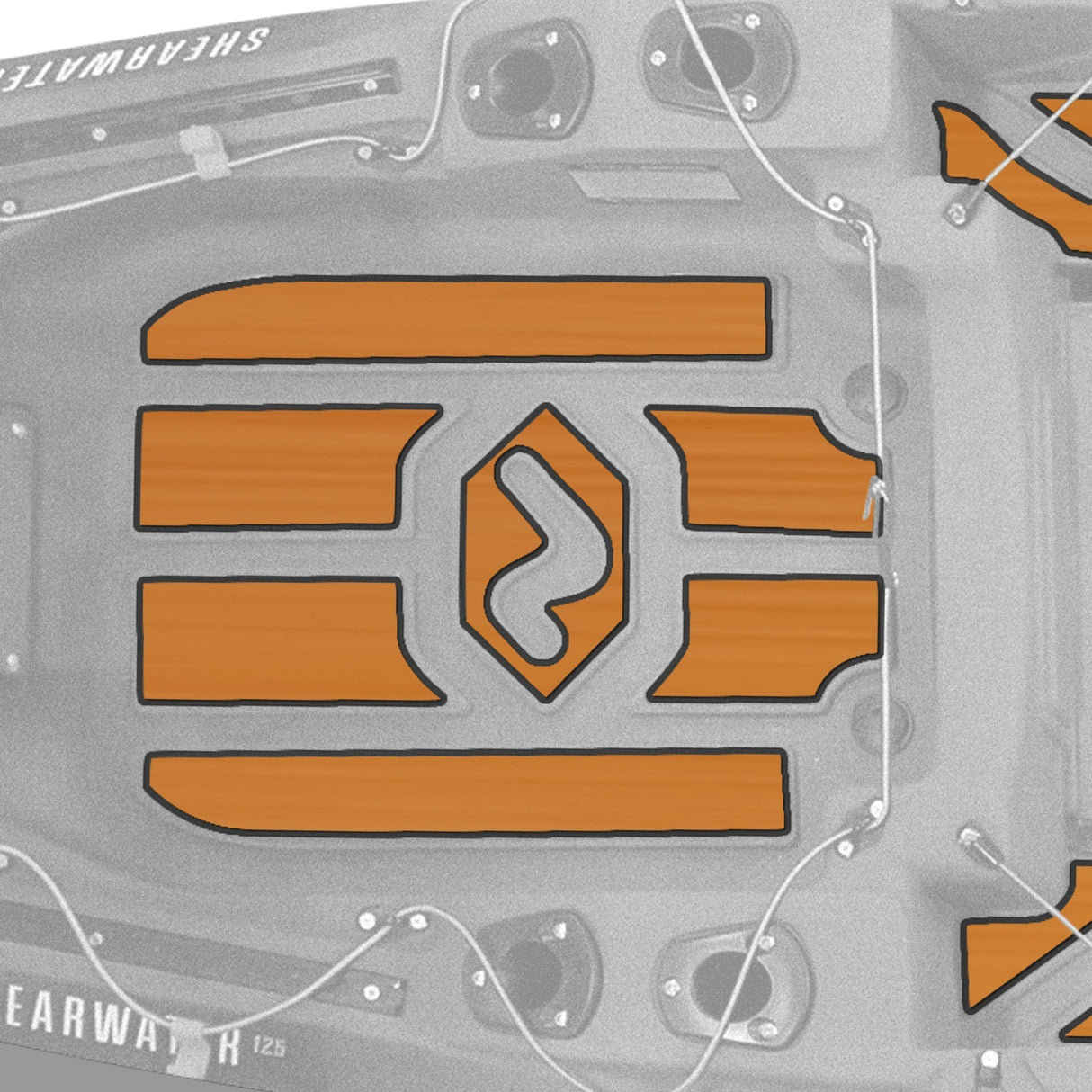 Shearwater 125 Premium Deck Padding - Magnadyne