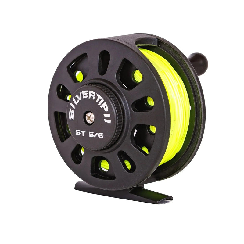 Silvertip II 5/6 Fly Fishing Reel Spooled With 5WT Fly Line - Magnadyne