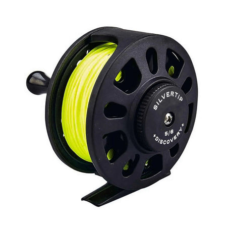 Silvertip II 5/6 Fly Fishing Reel Spooled With 5WT Fly Line - Magnadyne