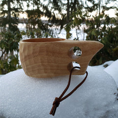 Skógr™ Nordic Style Kuksa - Carved Wood Camp Mug - Choice of Sizes - Magnadyne