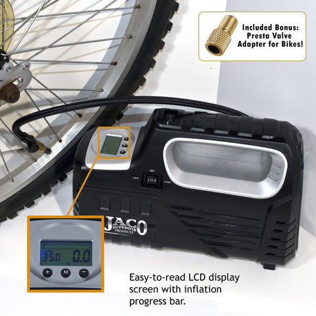 SmartPro™ 2.0 Digital Tire Inflator (AC/DC) - Automatic Portable Air Compressor - 100 PSI - Magnadyne