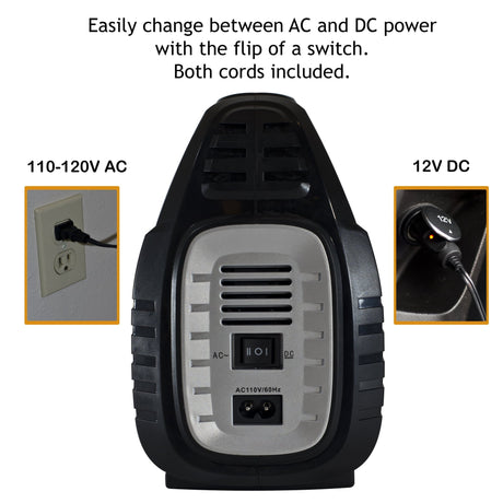 SmartPro™ 2.0 Digital Tire Inflator (AC/DC) - Automatic Portable Air Compressor - 100 PSI - Magnadyne