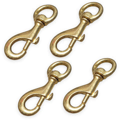 Solid Brass Swivel Snaps - Large Heavy - Duty SIze for Large Pet Leashes, Tie - Outs, Etc. - Magnadyne