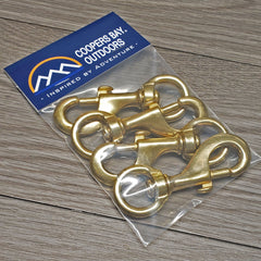 Solid Brass Swivel Snaps - Large Heavy - Duty SIze for Large Pet Leashes, Tie - Outs, Etc. - Magnadyne