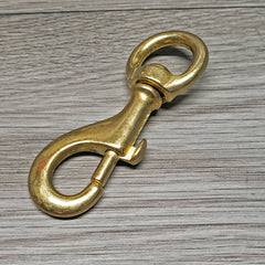 Solid Brass Swivel Snaps - Large Heavy - Duty SIze for Large Pet Leashes, Tie - Outs, Etc. - Magnadyne